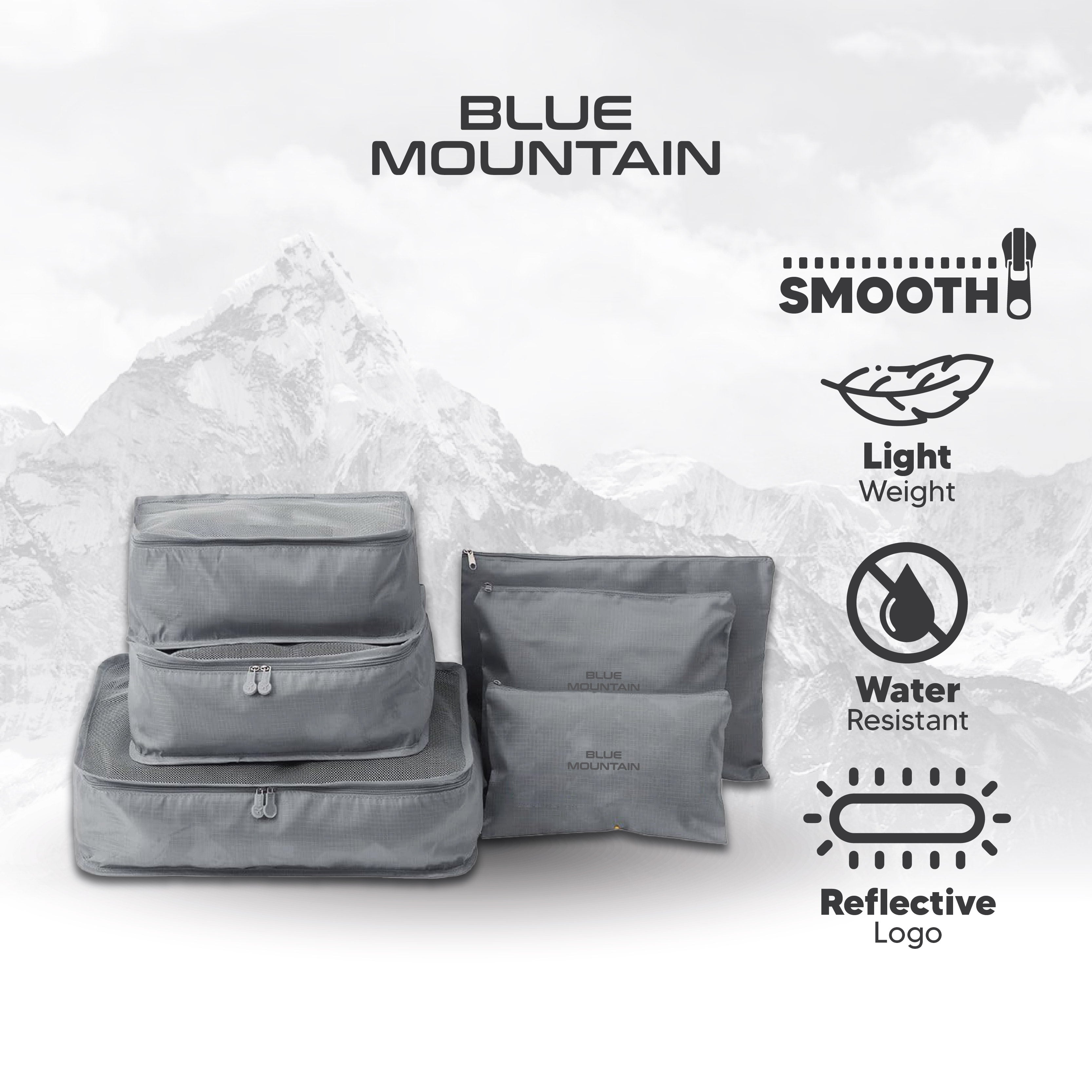 Blue Mountain 6 in 1 Travel Organizer Set
