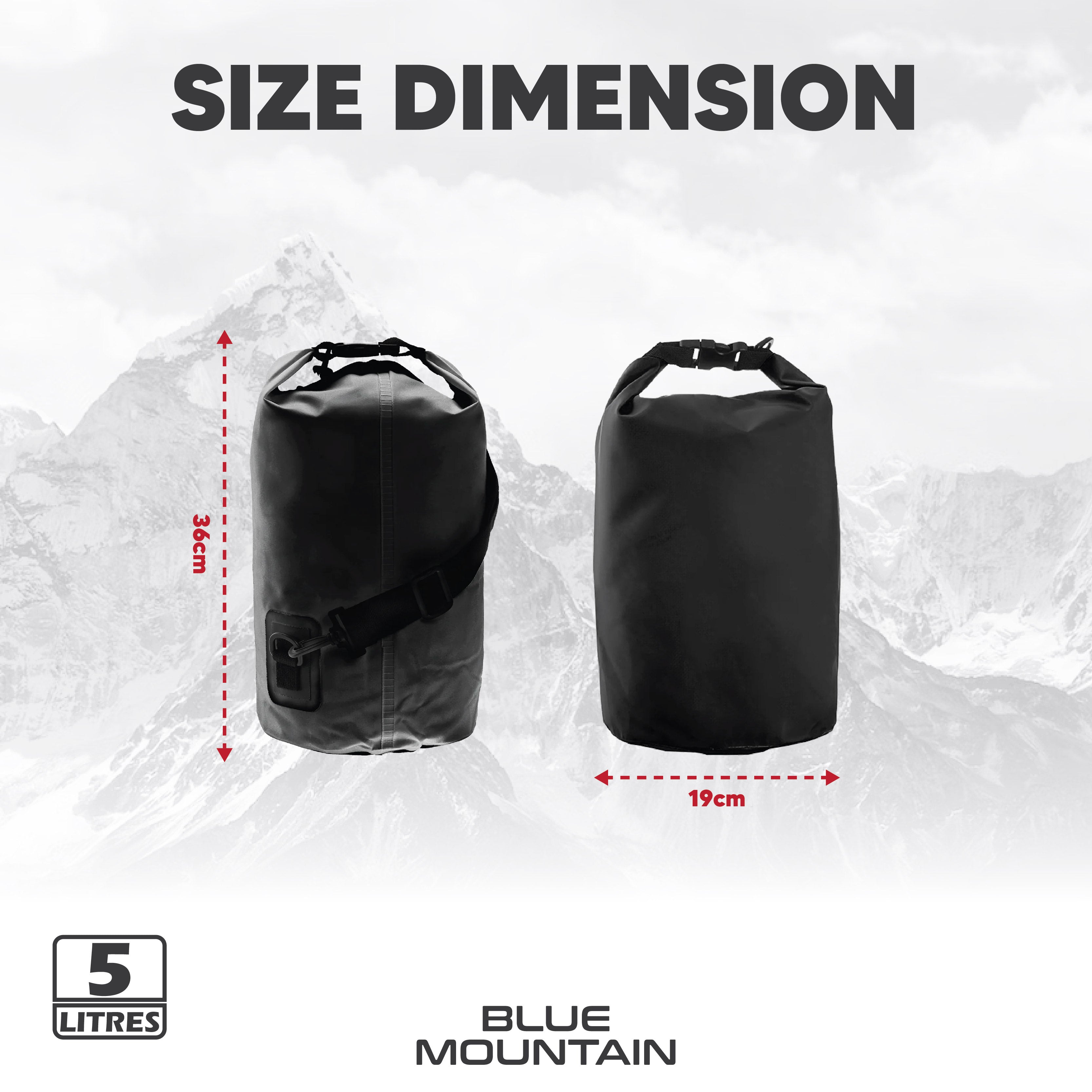 Blue Mountain 5L Dry Bag Sling - SB 459