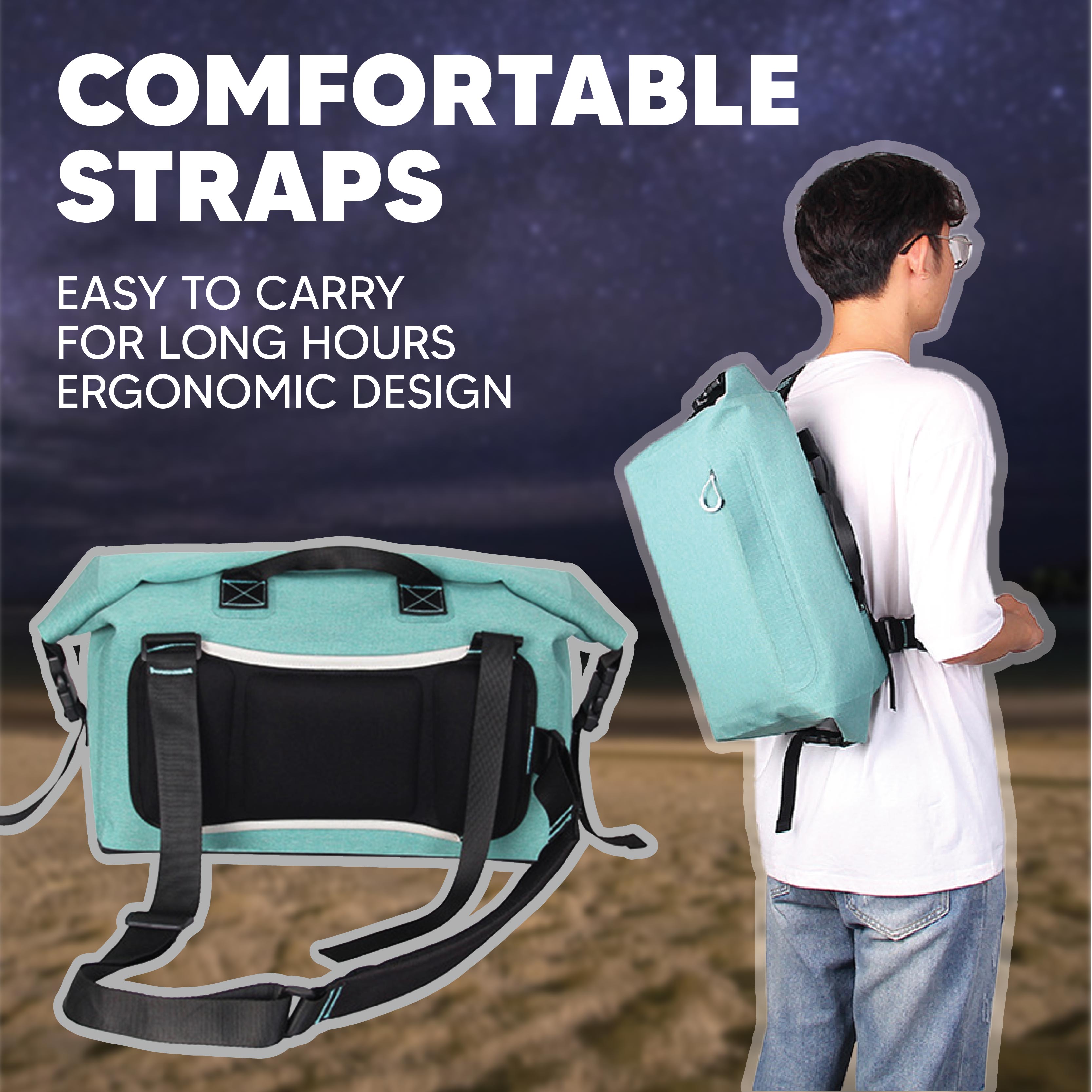Blue Mountain OceanOdyssey 13L Dry Camera Sling Bag Outdoor Sports Splashproof Travel Big Crossbody Adjustable