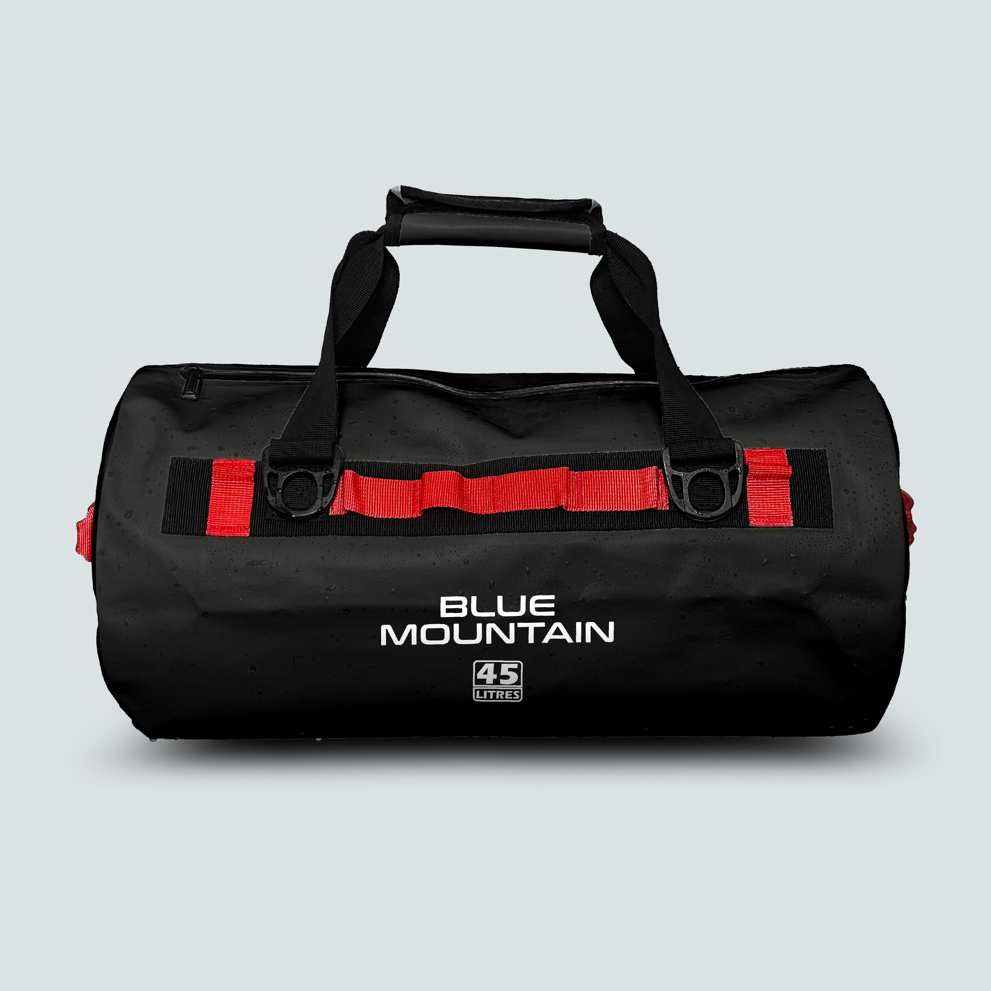 Blue Mountain AquaDuff 45L Duffel Dry Bag Offshore Splashproof Travel Backpack Adjustable Shoulder Strap