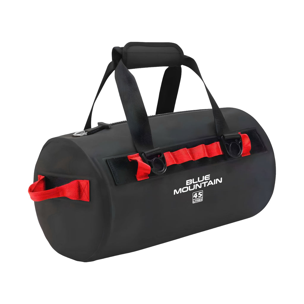 Blue Mountain AquaDuff 45L Duffel Dry Bag Offshore Splashproof Travel Backpack Adjustable Shoulder Strap