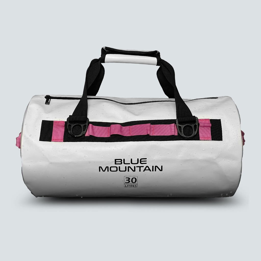 Blue Mountain AquaDuff 30L Duffel Dry Bag Offshore Splashproof Travel Backpack Adjustable Shoulder Strap