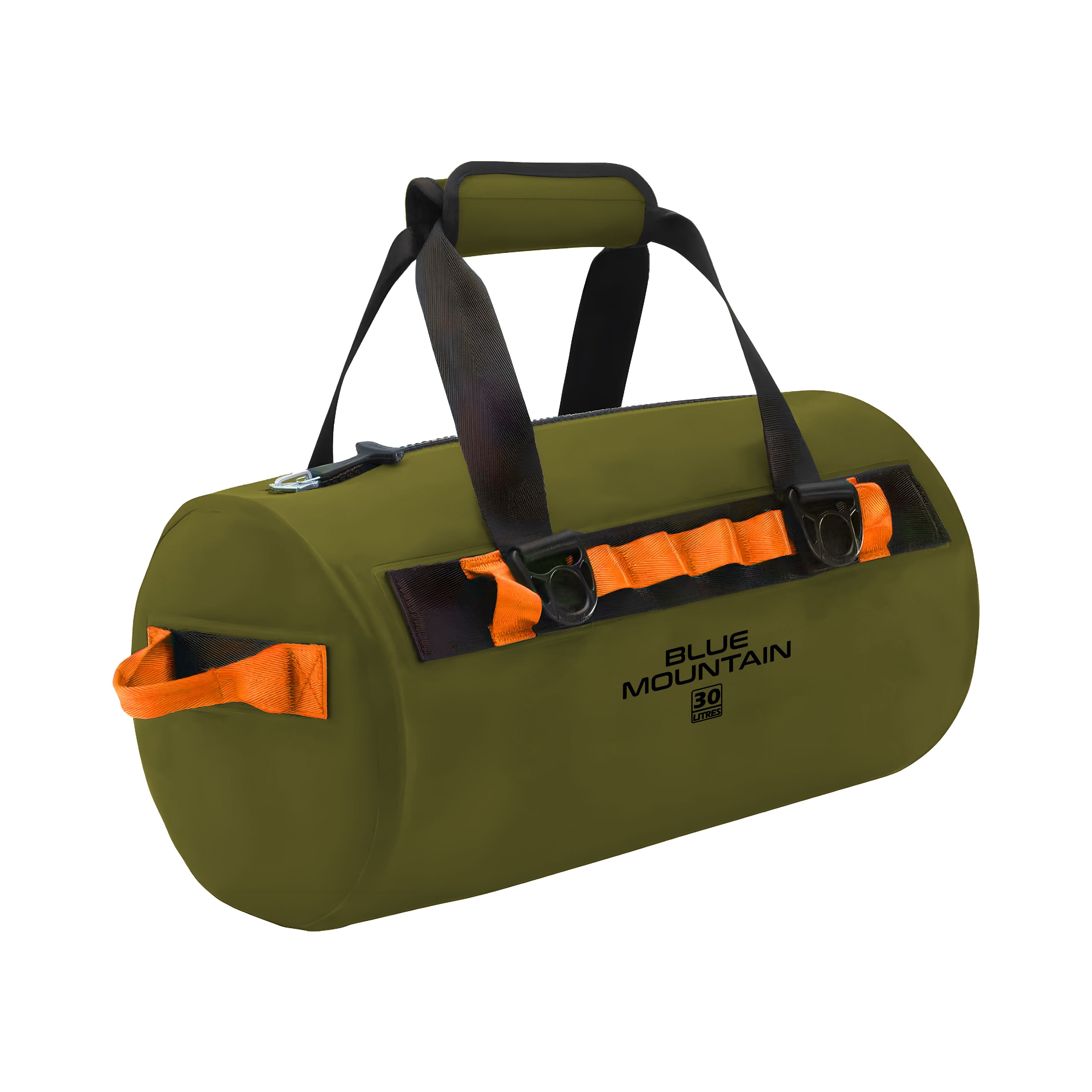 Blue Mountain AquaDuff 30L Duffel Dry Bag Offshore Splashproof Travel Backpack Adjustable Shoulder Strap