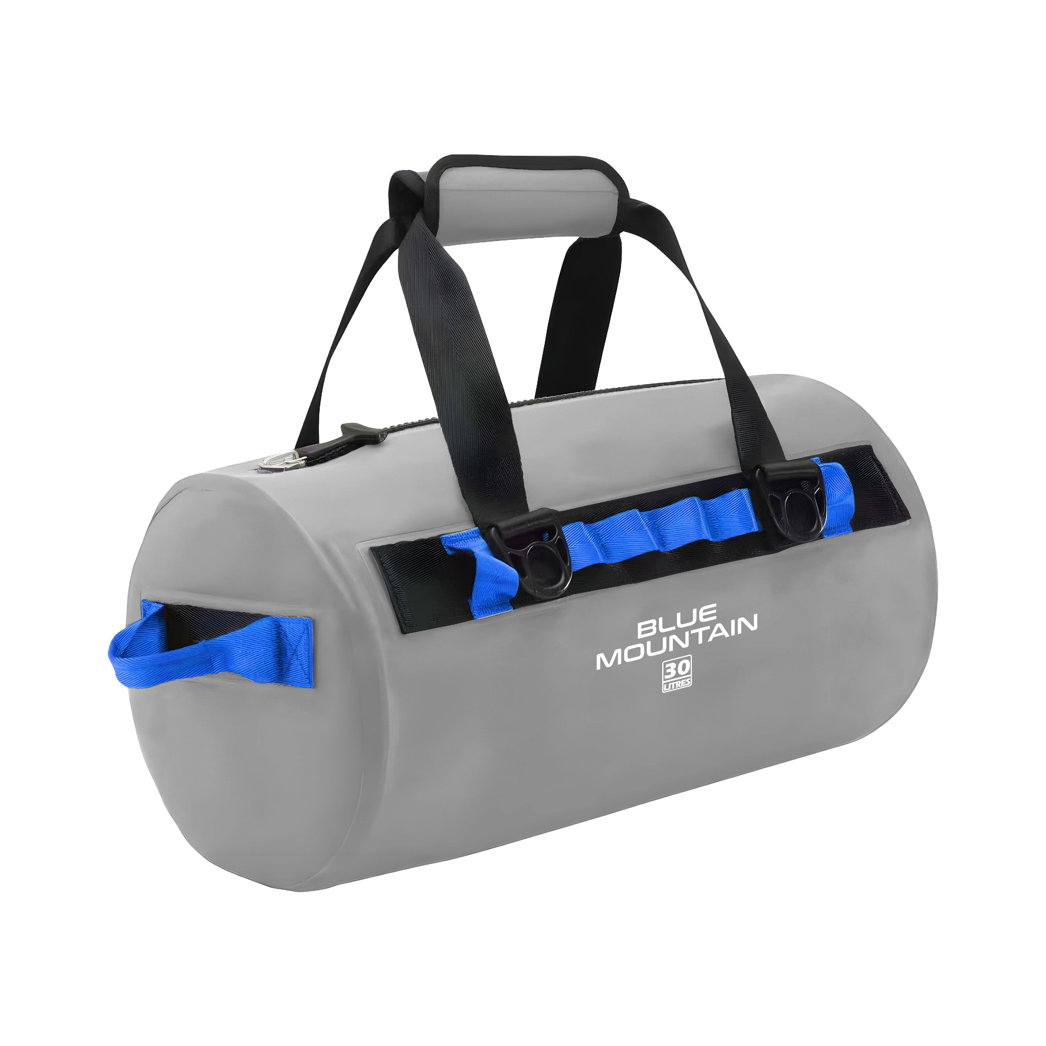 Blue Mountain AquaDuff 30L Duffel Dry Bag Offshore Splashproof Travel Backpack Adjustable Shoulder Strap