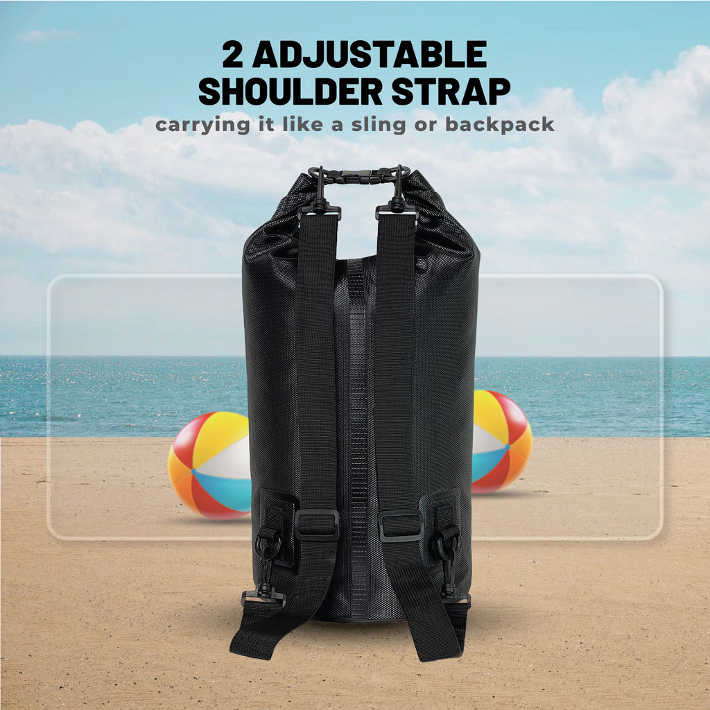 Blue Mountain 10L/20L Dry Bag Outdoor Sports Splashproof Travel Sling Backpack Adjustable Shoulder Strap