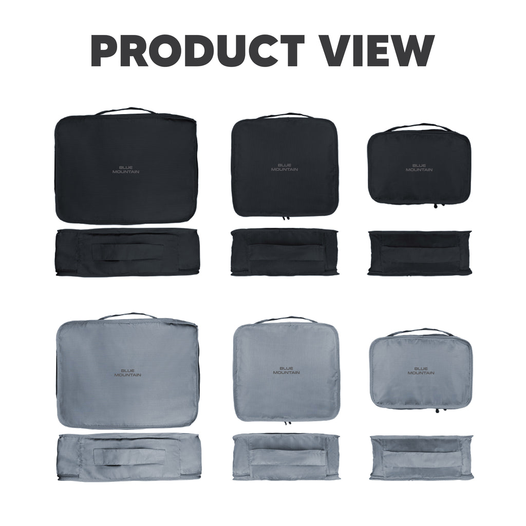 Blue Mountain 6 in 1 Travel Organizer Set
