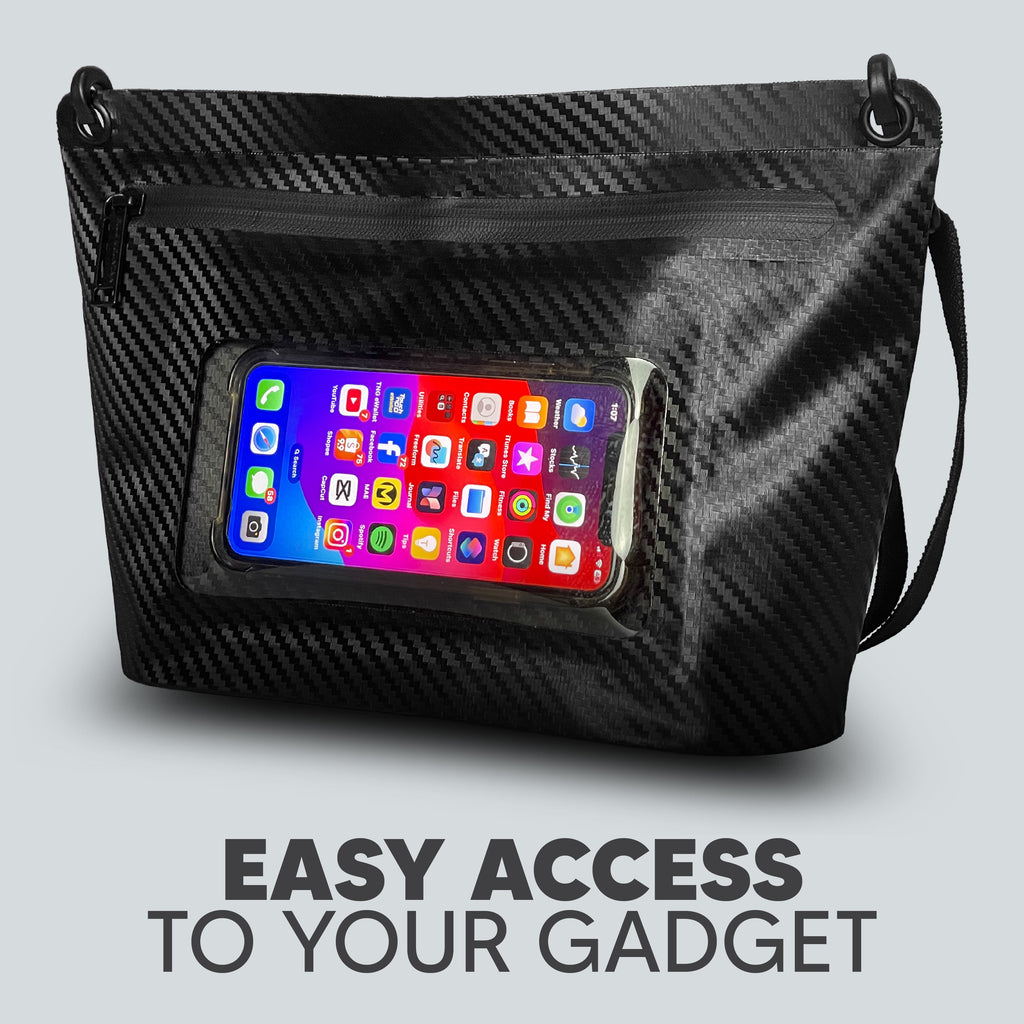 Blue Mountain AquaMini 5L Dry Sling Bag Outdoor Sports Adjustable Shoulder Strap Splashproof Travel Backpack Adjustable Shoulder Strap