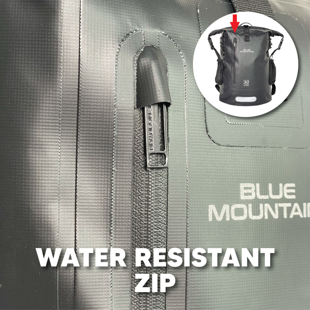 Blue Mountain AquaBlitz 30L Tarpaulin Backpack Dry Bag Outdoor Sports Splashproof Travel Laptop Bag Adjustable