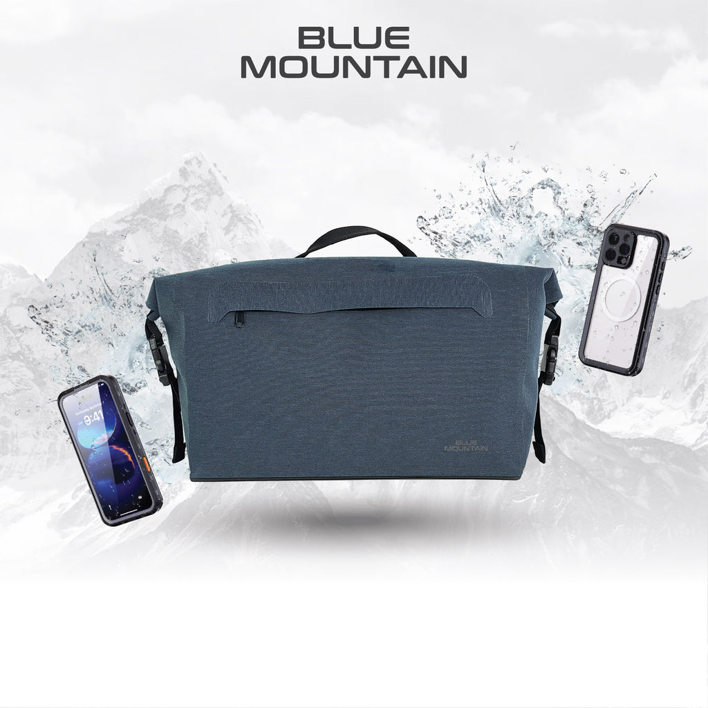 Blue Mountain OceanOdyssey 13L Dry Camera Sling Bag Outdoor Sports Splashproof Travel Big Crossbody Adjustable