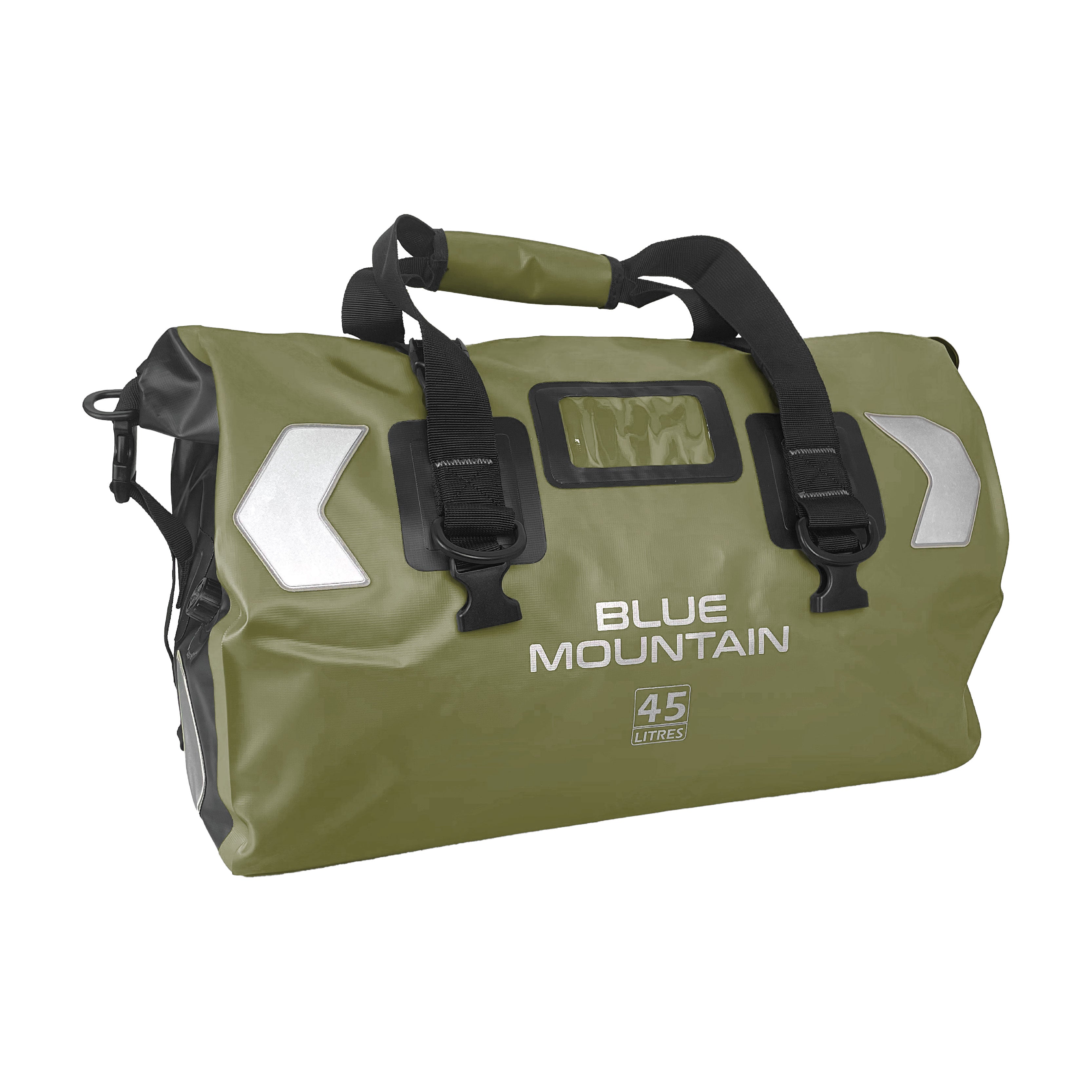 Blue Mountain DeepDive 45L Duffel Dry Bag Offshore Splashproof Travel Backpack Adjustable Shoulder Strap
