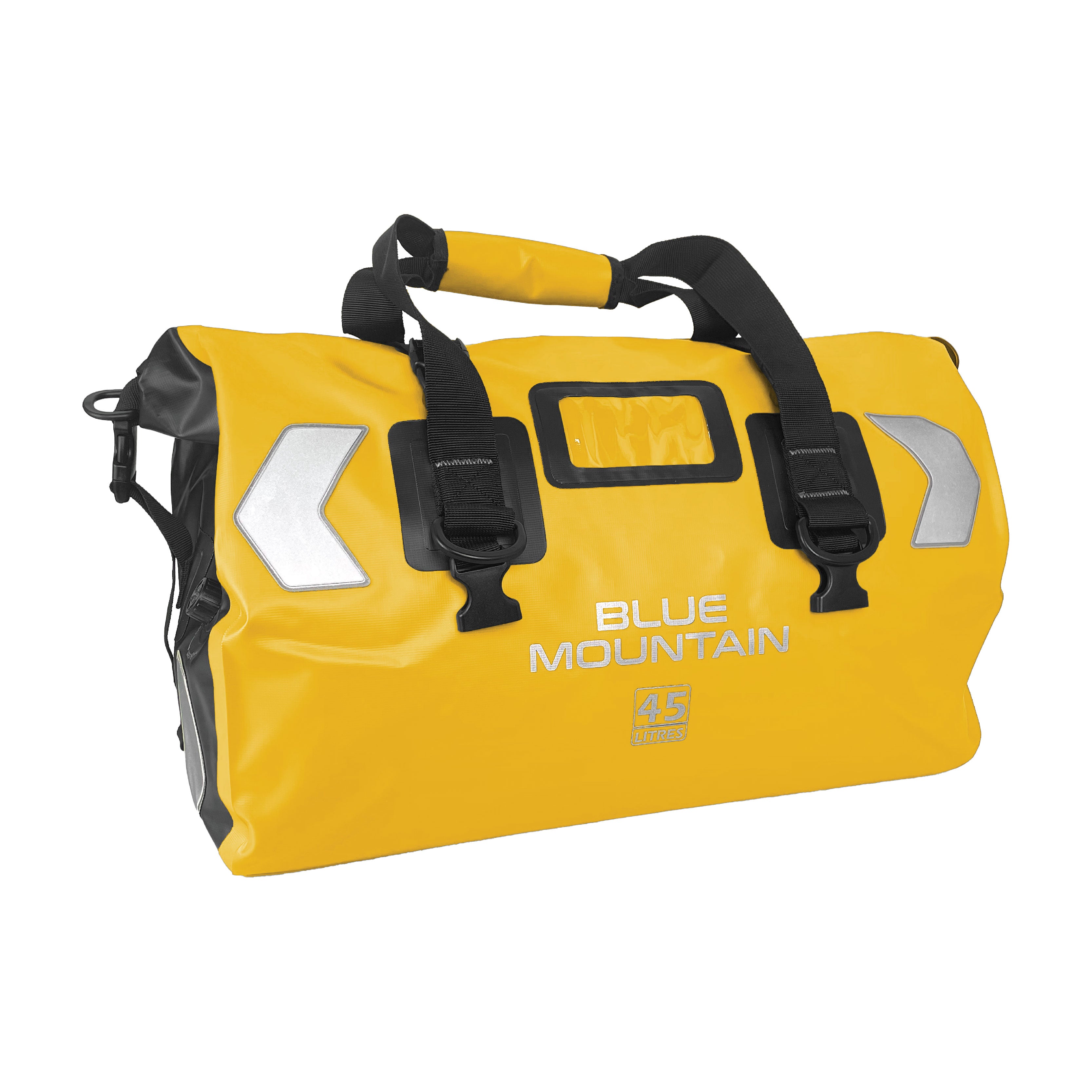 Blue Mountain DeepDive 45L Duffel Dry Bag Offshore Splashproof Travel Backpack Adjustable Shoulder Strap